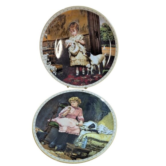 Royal Doulton: A Victorian Childhood "My Precious Bundle" and  In Good Hands - Picture 1 of 6